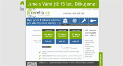 Desktop Screenshot of corelia.cz