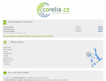 Tablet Screenshot of corelia.cz